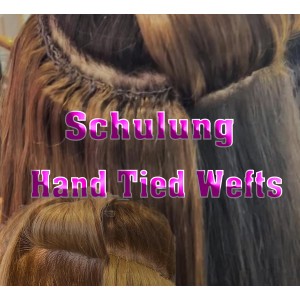 Hand Tied Wefts Extension Schulung Training